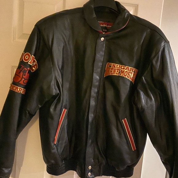 Leather Boxing Bomber - Picture 2 of 3